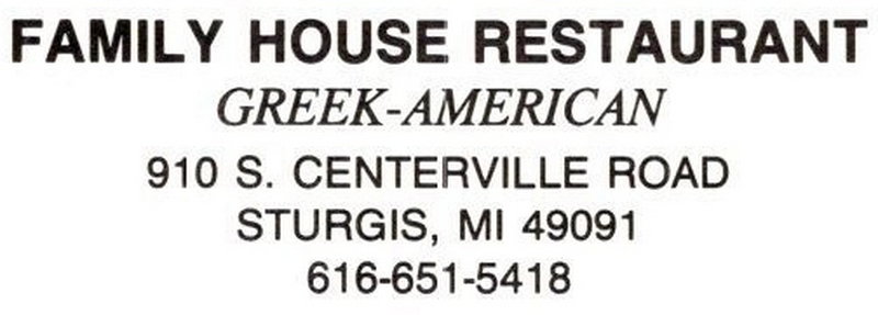 Family House Restaurant - Vintage Postcard